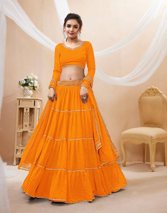 LAVISH VOL 1 georgette Yellow Designer lehenga choli shops in Pune
